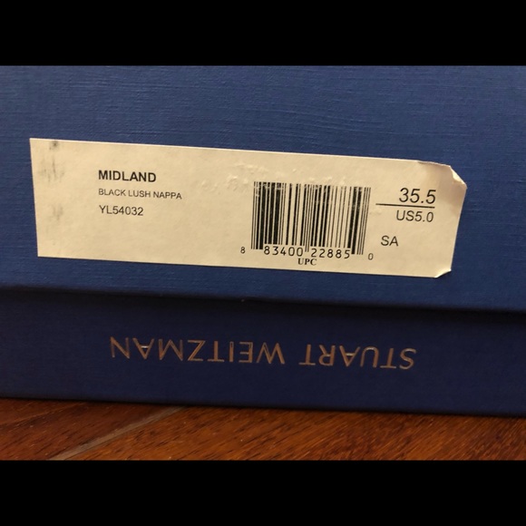 Stuart Weitzman Midland Thigh High Boots in Black Lush Napa Leather - Picture 8 of 8